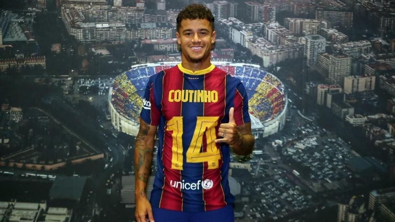 Coutinho se queda finalmente con el '14' que ya lució en pretemporada