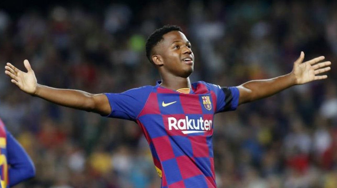 Con un Ansu Fati espectacular, el Barcelona arrolla en su estreno en la Liga Española