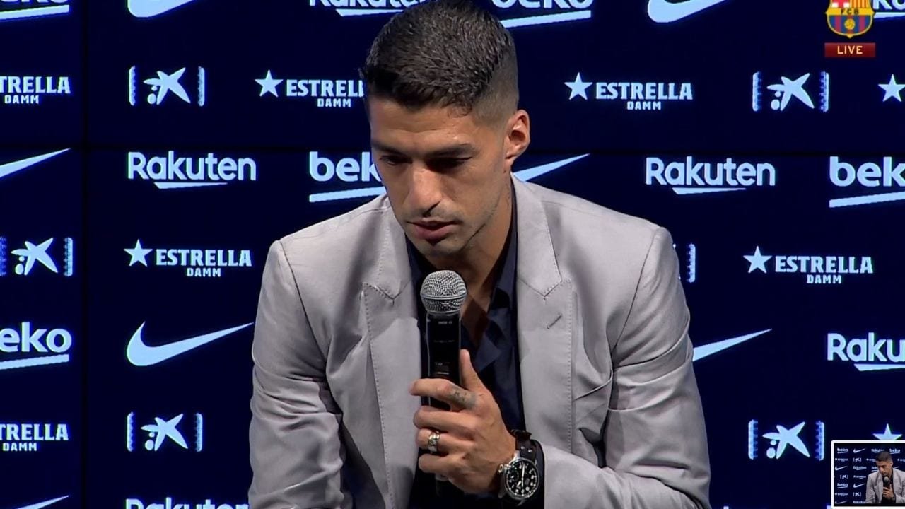 Luis Suárez y su dramática despedida con lágrimas