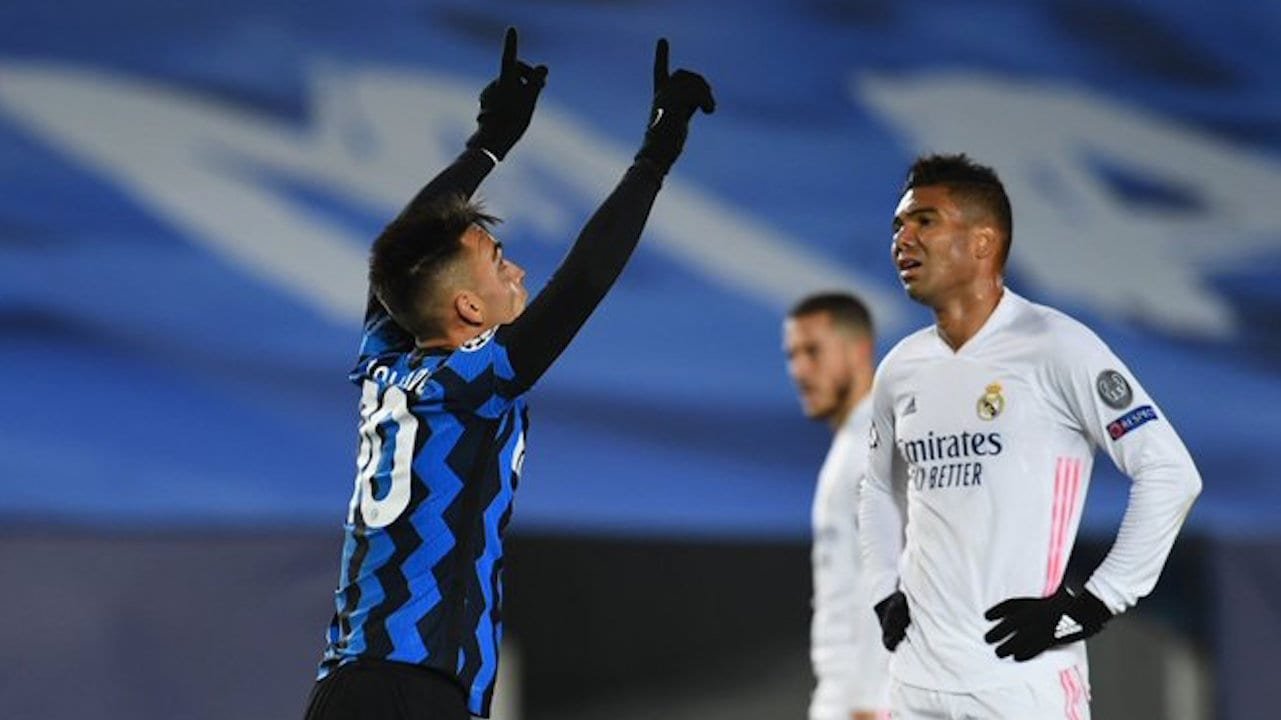 Lautaro Martínez rompe su sequía ante el Real Madrid