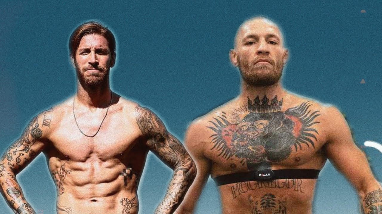 ¡De infarto!: Sergio Ramos presume sus músculos tras retar a McGregor y Luka Modric responde.