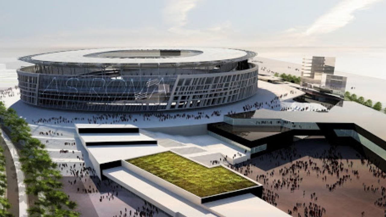 La Roma renuncia al proyecto de edificación de su nuevo estadio