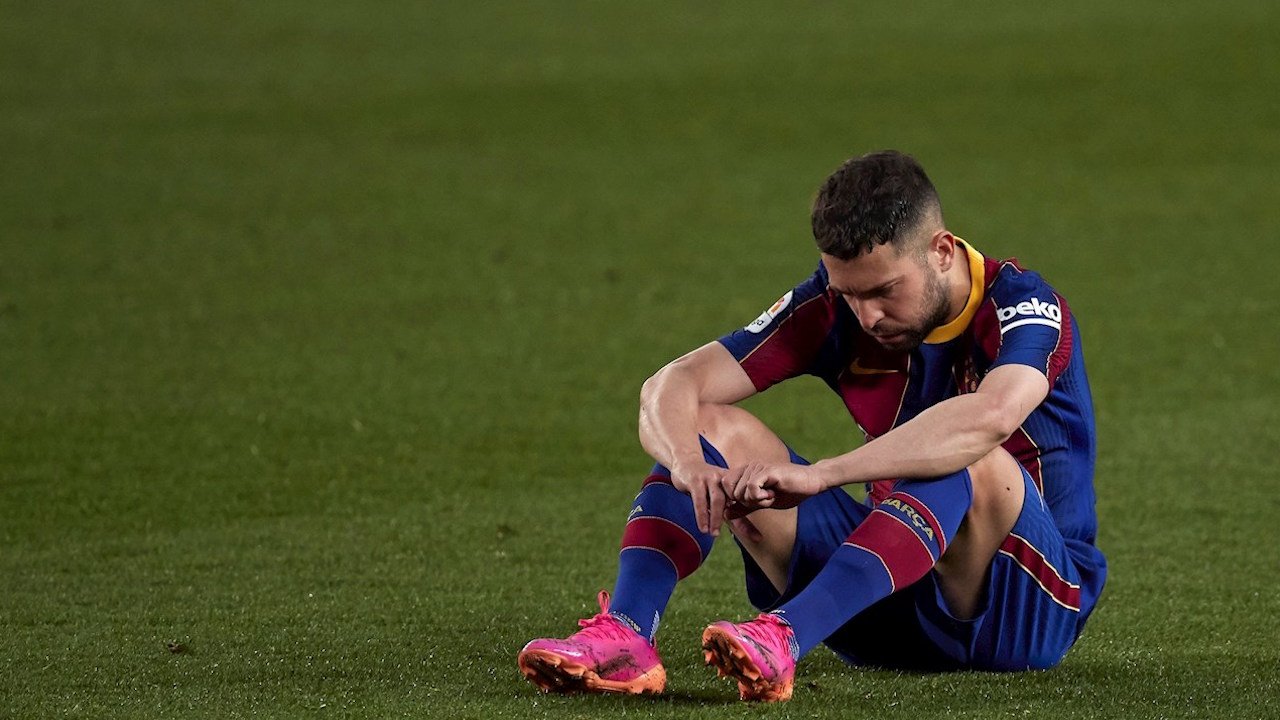 Jordi Alba sobre la derrota ante el Granada: 'Estamos muy jodidos'