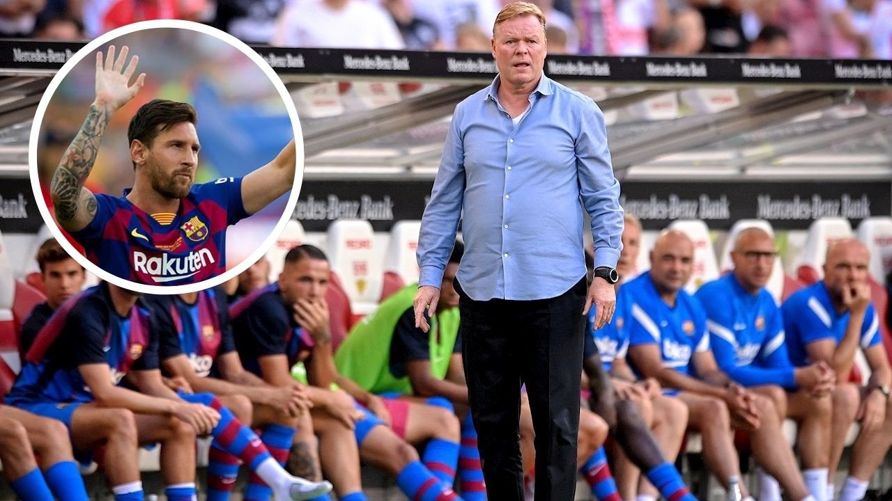 Ronald Koeman a Messi: 'Es difícil de asimilar que no jugarás más en el Barcelona'