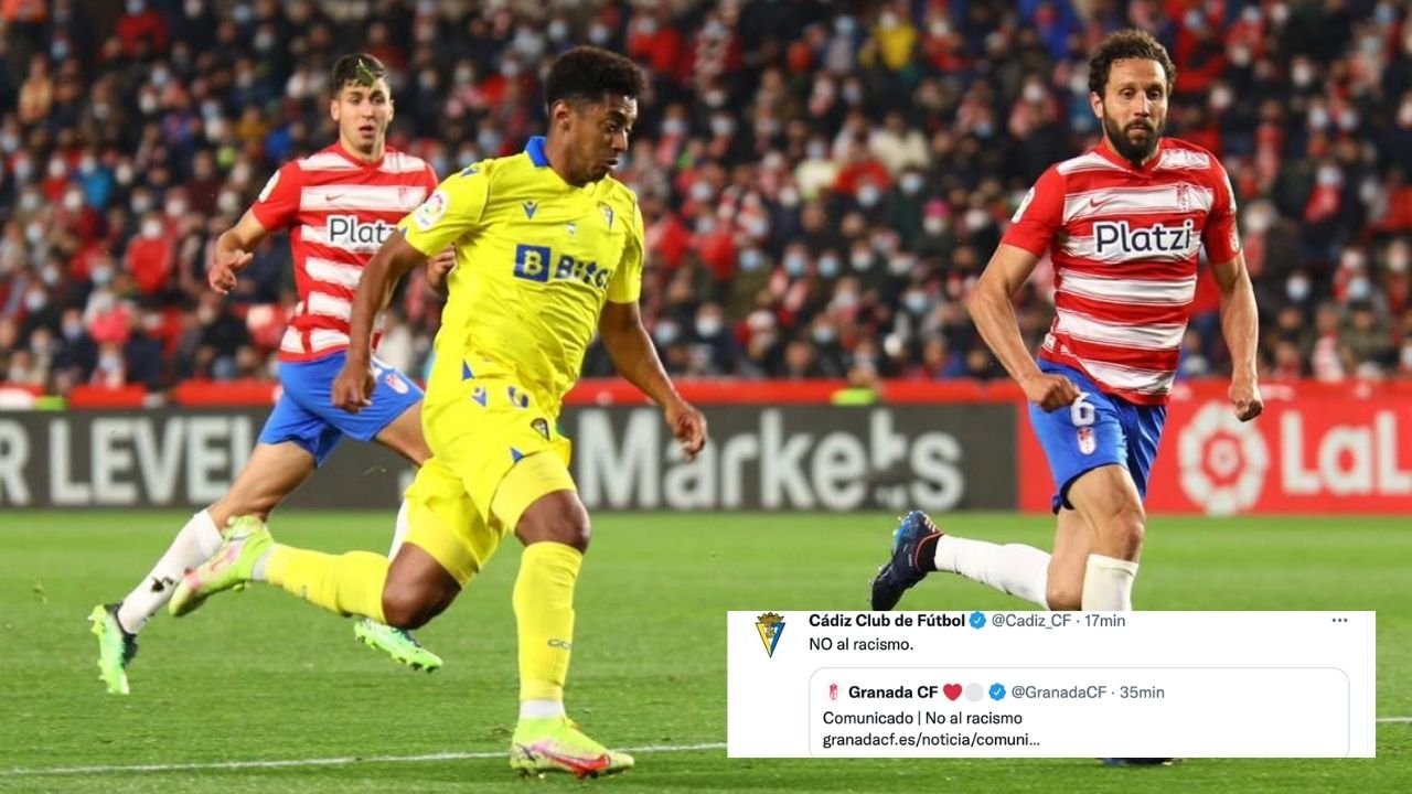 Cádiz del Choco Lozano rechaza racismo recibido en partido contra Granada