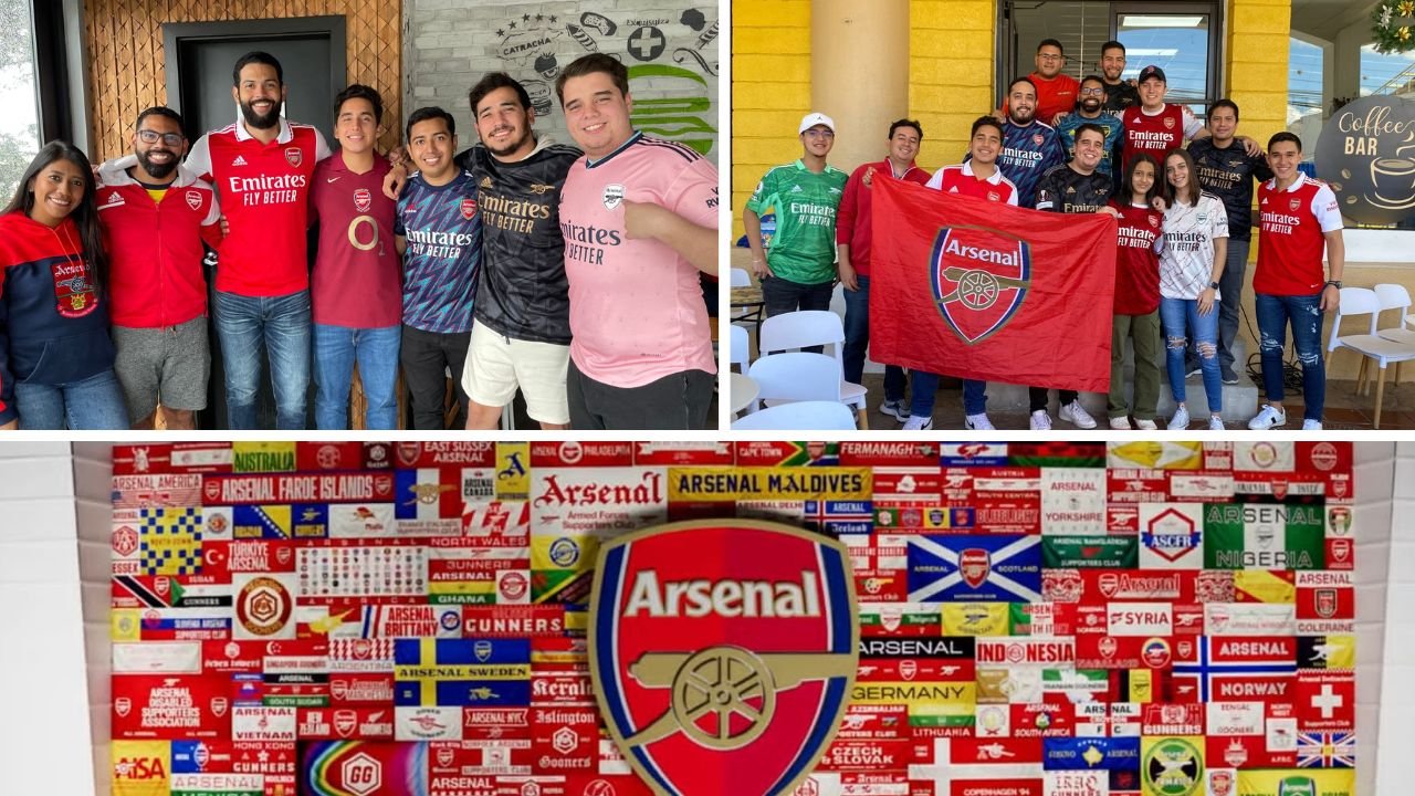 La peña del Arsenal en Honduras, que ya es parte de la historia del líder actual de la Liga Premier