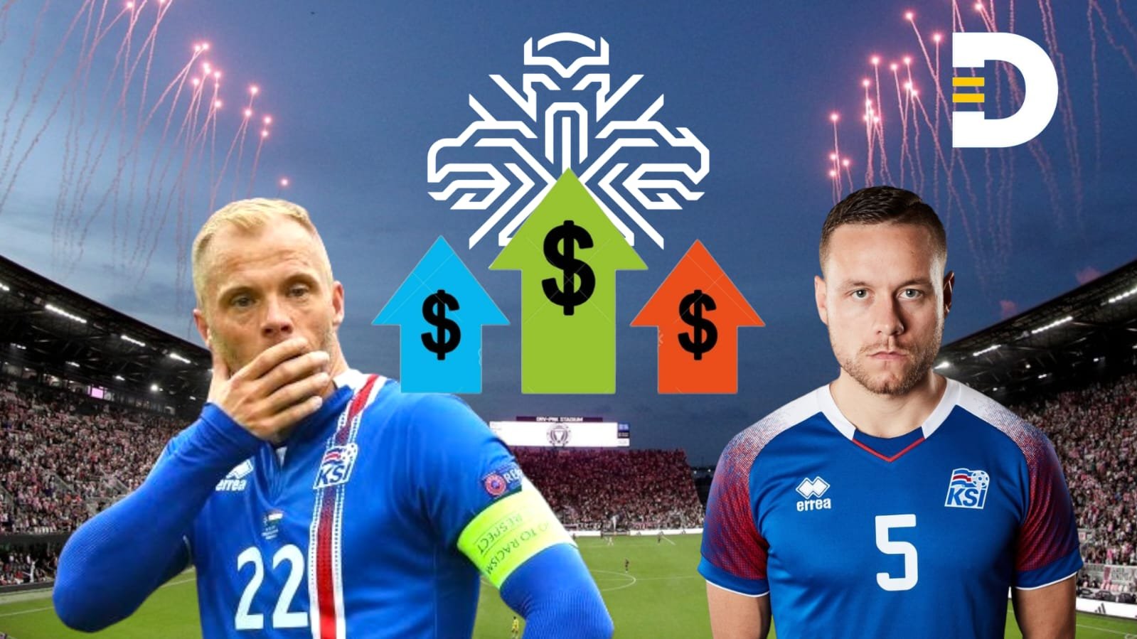 Estos son los jugadores más caros de la selección de Islandia