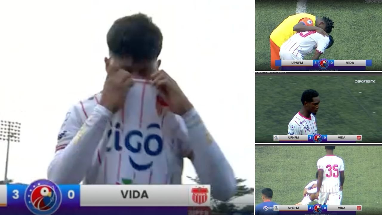 Jugadores del Vida lloran tras perder vs Lobos y descender a segunda división