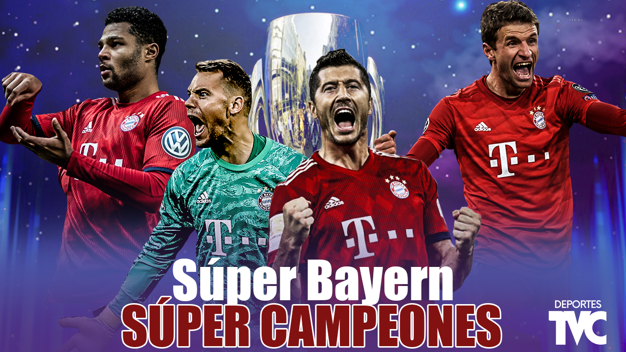 ¡Por el Sextete! Bayern Múnich campeón de la Supercopa de Europa