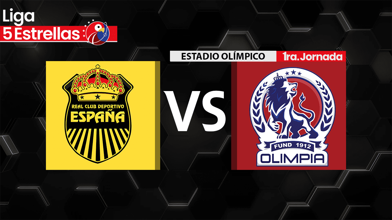 En Vivo: Real España 1-1 Olimpia|Jornada #1 | Liga 5 Estrellas