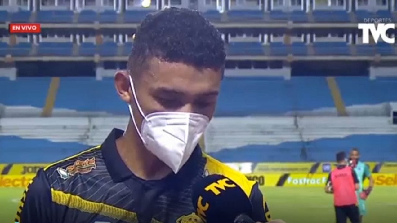'Vengo desde abajo, no es fácil dejar la familia', las palabras de Junior García al debutar con gol en Liga Nacional