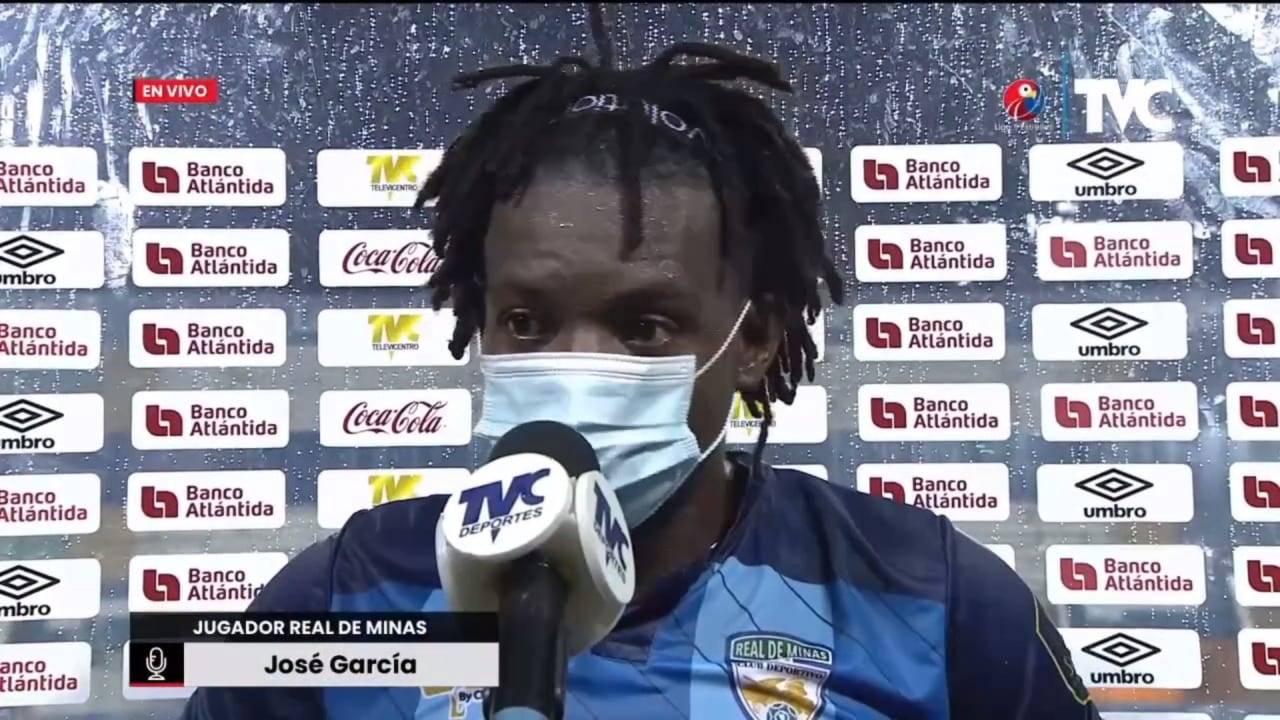 José García, el defensa que pertenece al Olimpia y que evitó la caída del Real de Minas
