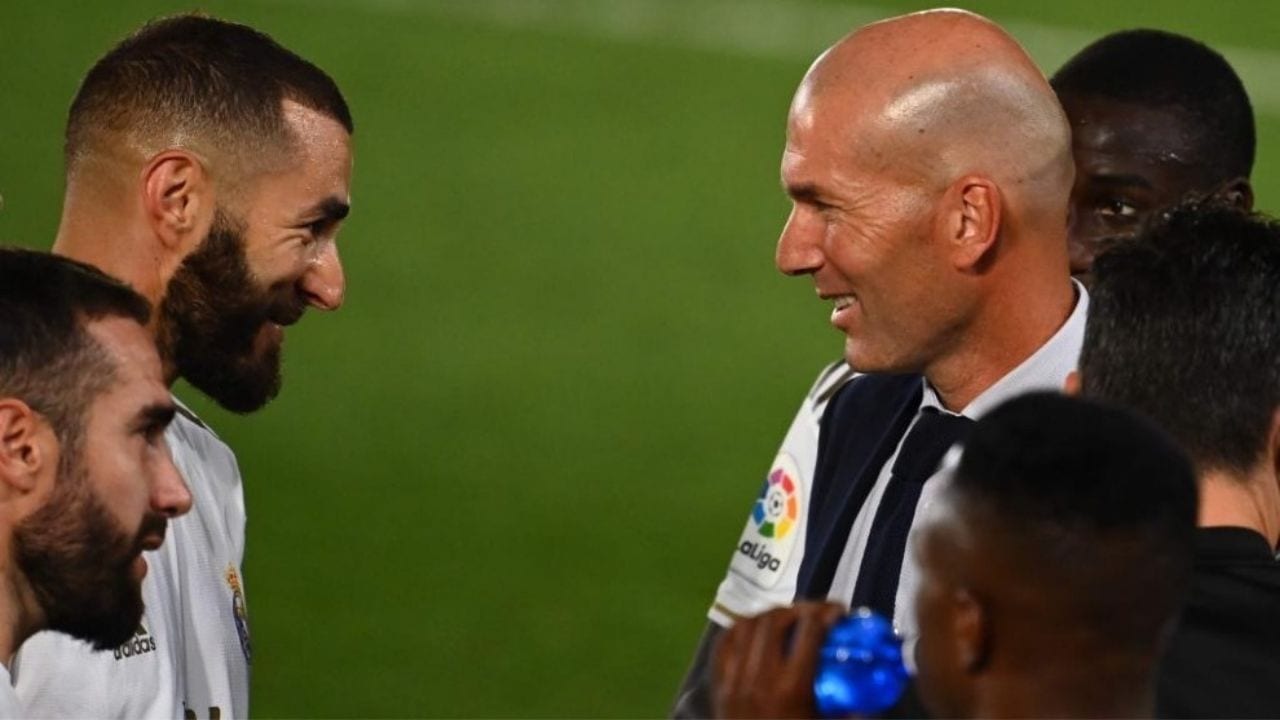 Zidane 'apaga el fuego' tras polémica entre Benzema y Vinicius Jr