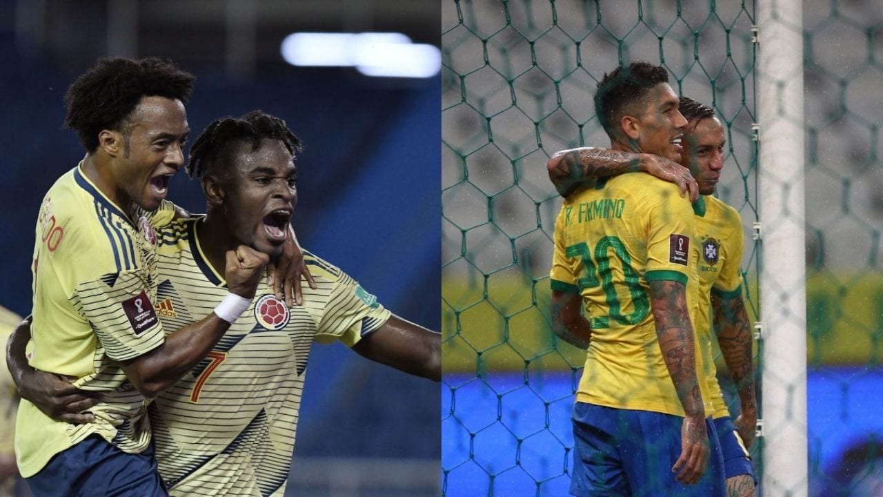 Brasil y Colombia ganan, gustan y golean en su debut en las Eliminatorias de Conmebol