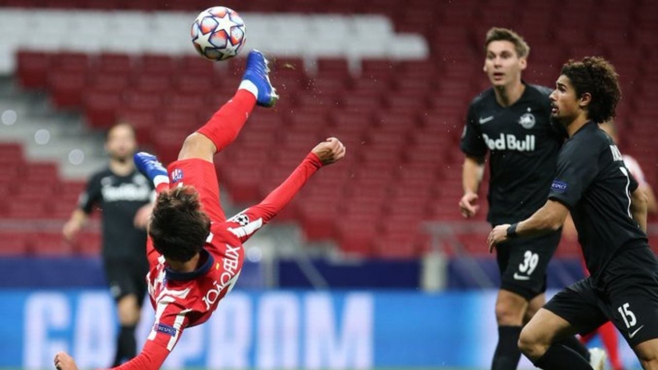 Atlético de Madrid se impuso al Salzburg con doblete de Joao Félix