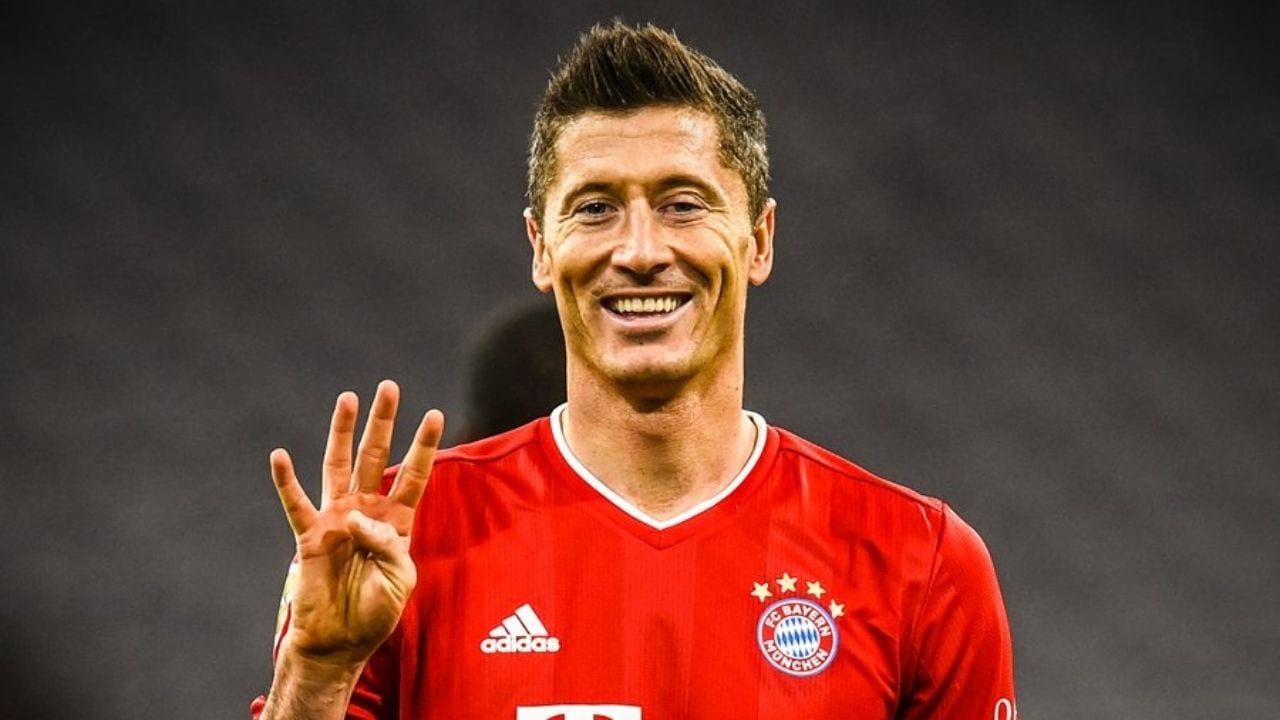 Lewandowski se luce con un Poker y evita empate del Bayern ante el Hertha Berlin