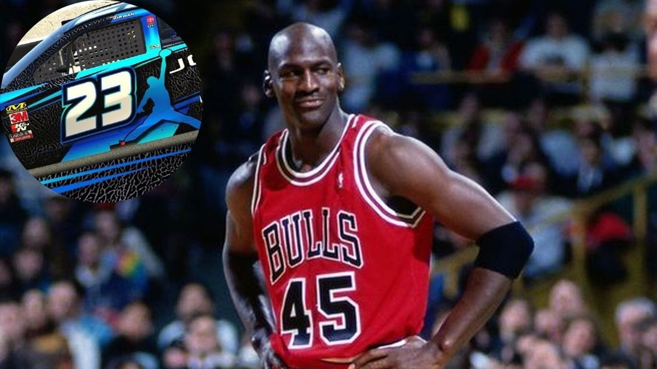 Así luce el carro de NASCAR de Michael Jordan
