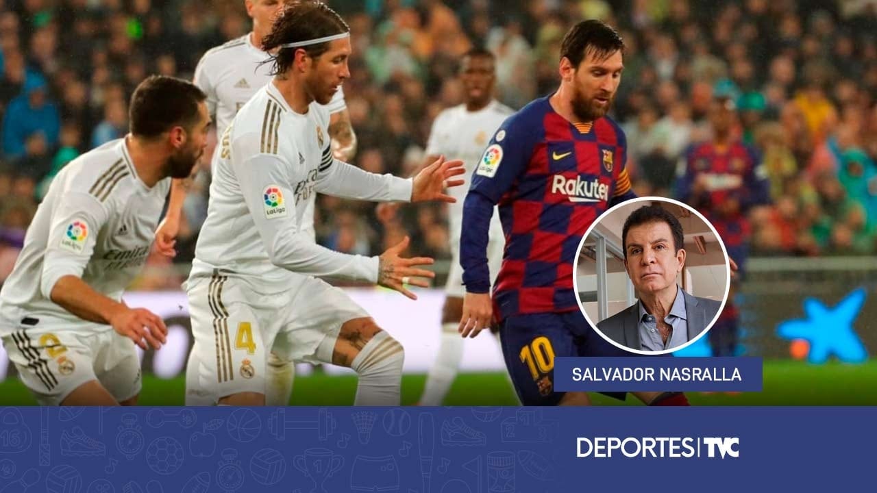 El Clásico español entre Barcelona y Real Madrid se juega este sábado y Salvador Nasralla nos dice su favorito
