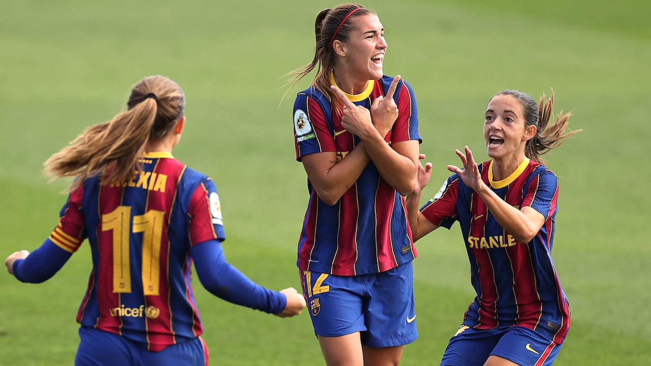 Primer clásico femenino de la historia fue para el Barcelona