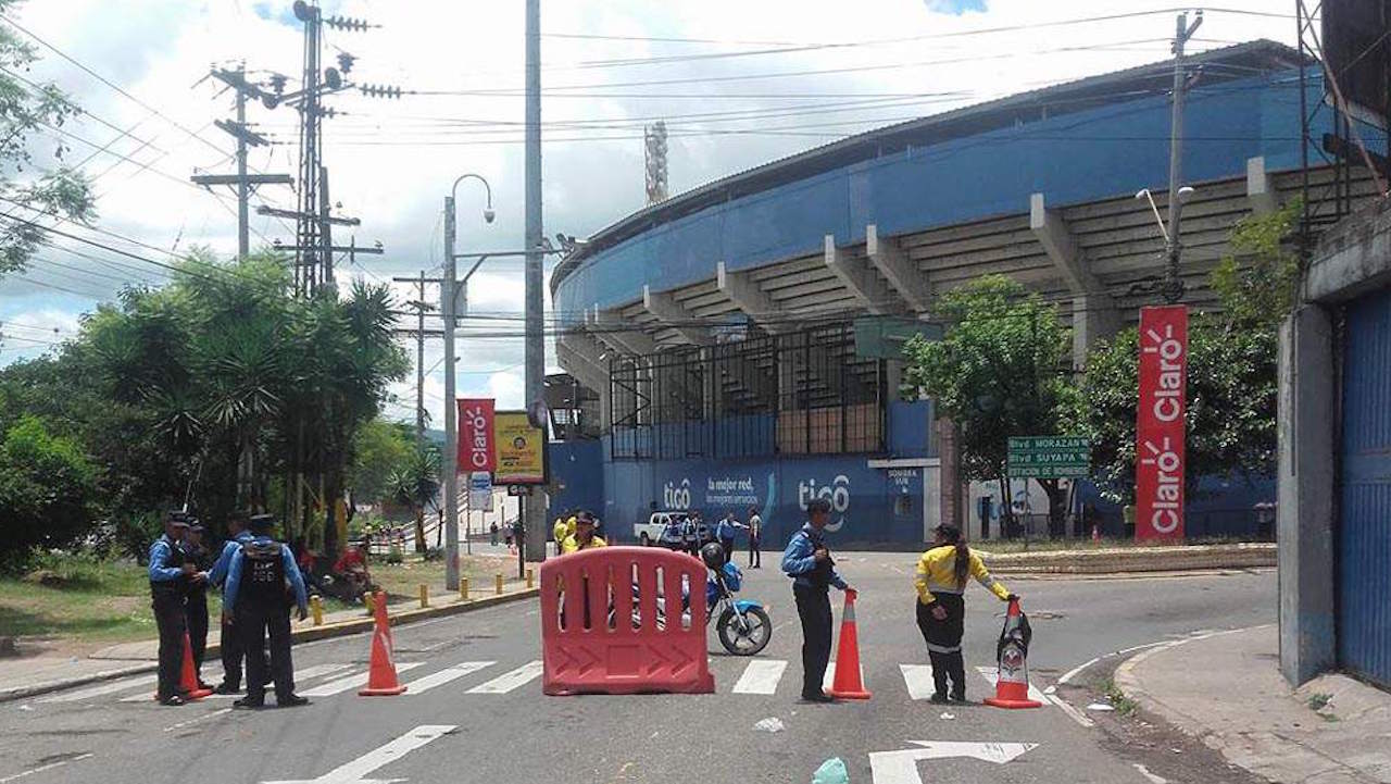 Accesos al estadio Nacional de Tegucigalpa estarán cerrados desde las 12 del mediodía, anuncia la Policía Nacional