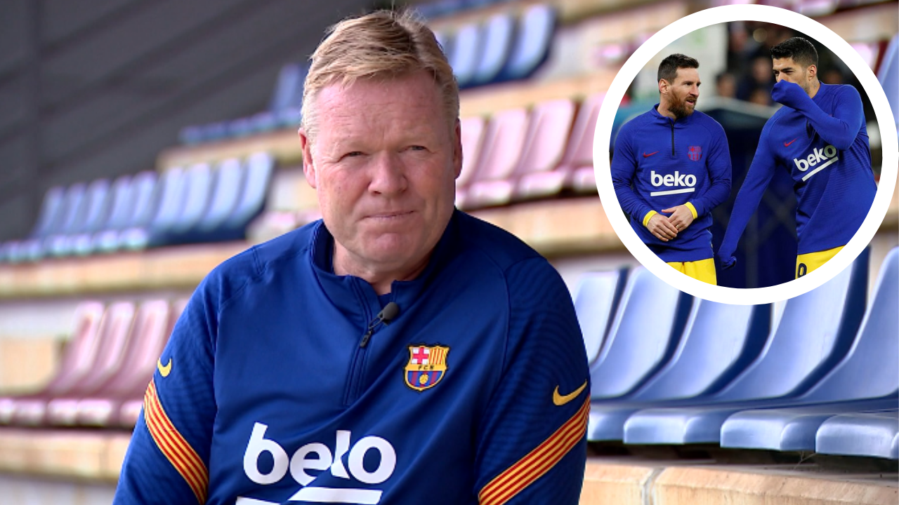 Ronald Koeman reveló los diálogos que sostuvo con Lionel Messi y a Luis Suárez tras su llegada al Barcelona