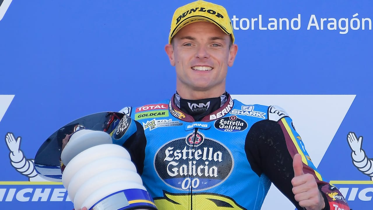 Triunfo de Sam Lowes y liderato de Enea Bastianini de Moto2 en el Gran Premio de Aragón