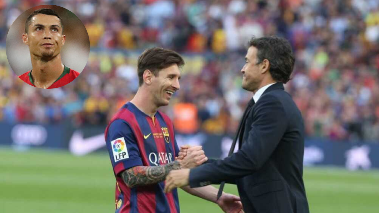 Previo al duelo entre España y Portugal, Luis Enrique reitera que Messi es el mejor del mundo