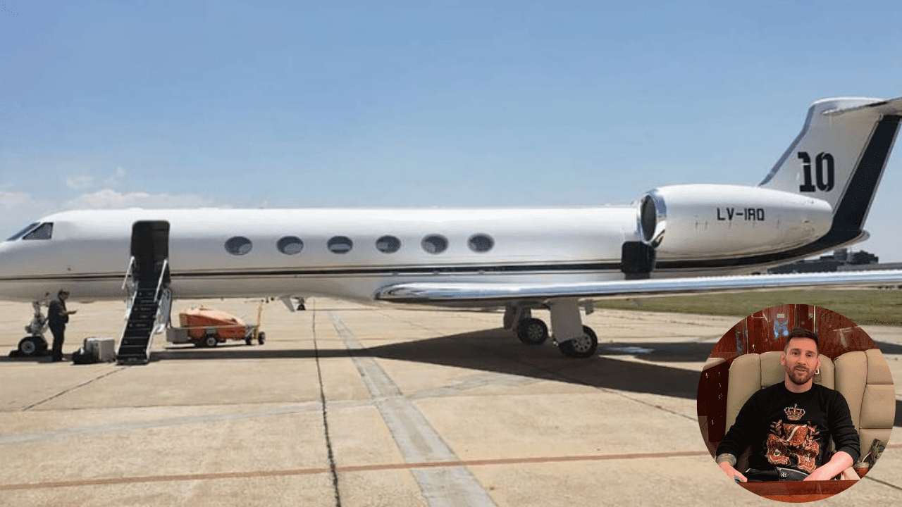 ¡De lujo! Así es el avión privado que Lionel Messi puso a disposición de la Albiceleste