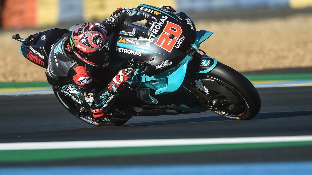 Quartararo ejerce de anfitrión en los terceros libres de MotoGP