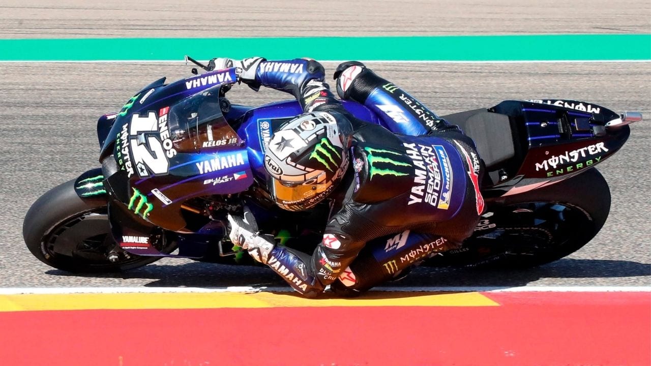 Maverick Viñales domina en los entrenamientos y quiere dar pelea en el Gran Premio de Aragón de MotoGP