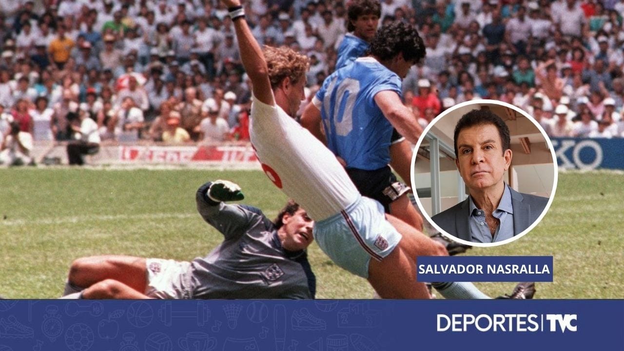 Salvador Nasralla le rinde homenaje Maradona recordando su relato en aquel histórico gol del Mundial de México '86
