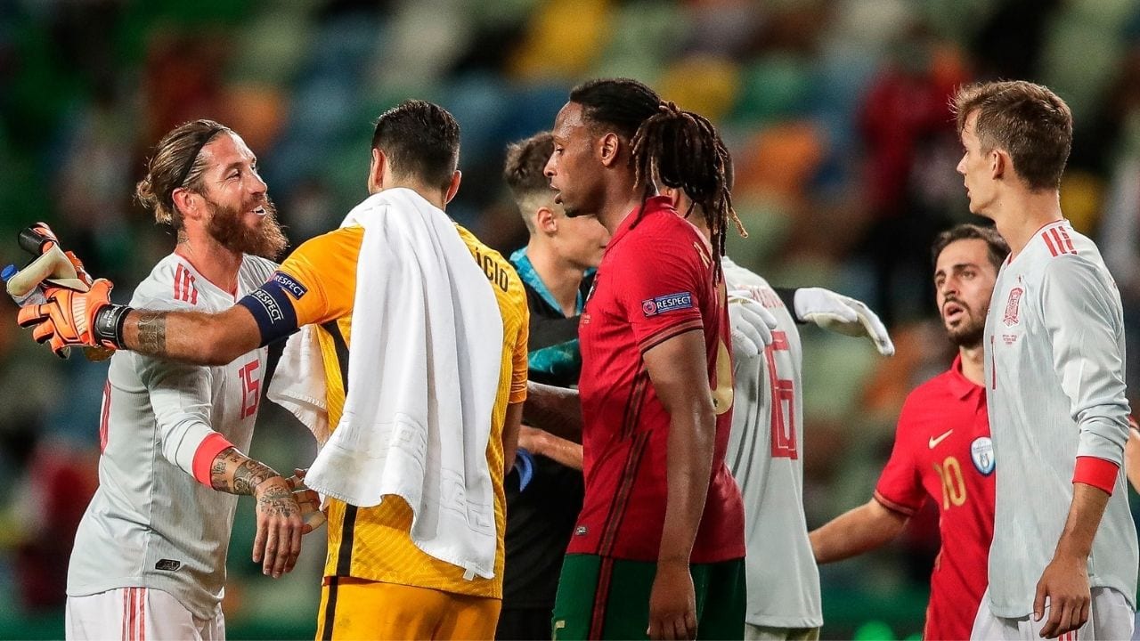 Sergio Ramos y su foto con Cristiano en el duelo en el que celebra un récord histórico con España