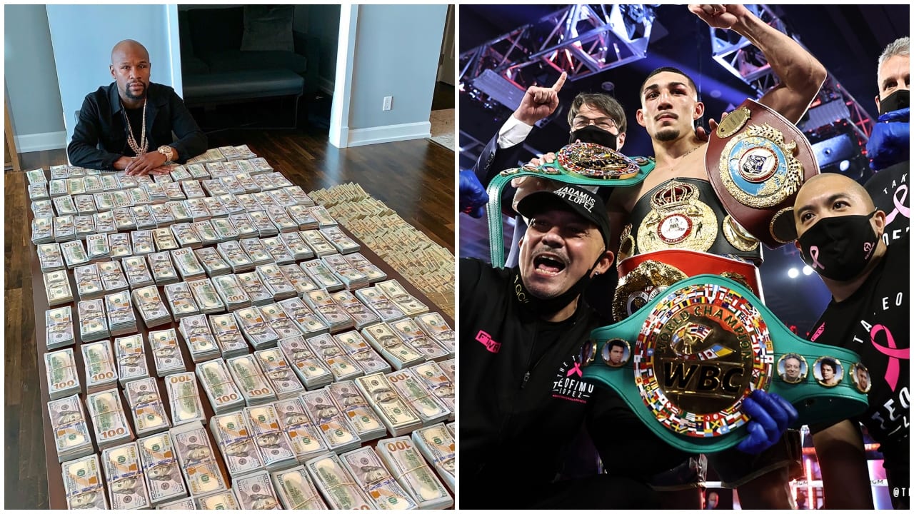 Floyd Mayweather apostó por Teófimo López y revela la gran cantidad de dinero que ganó