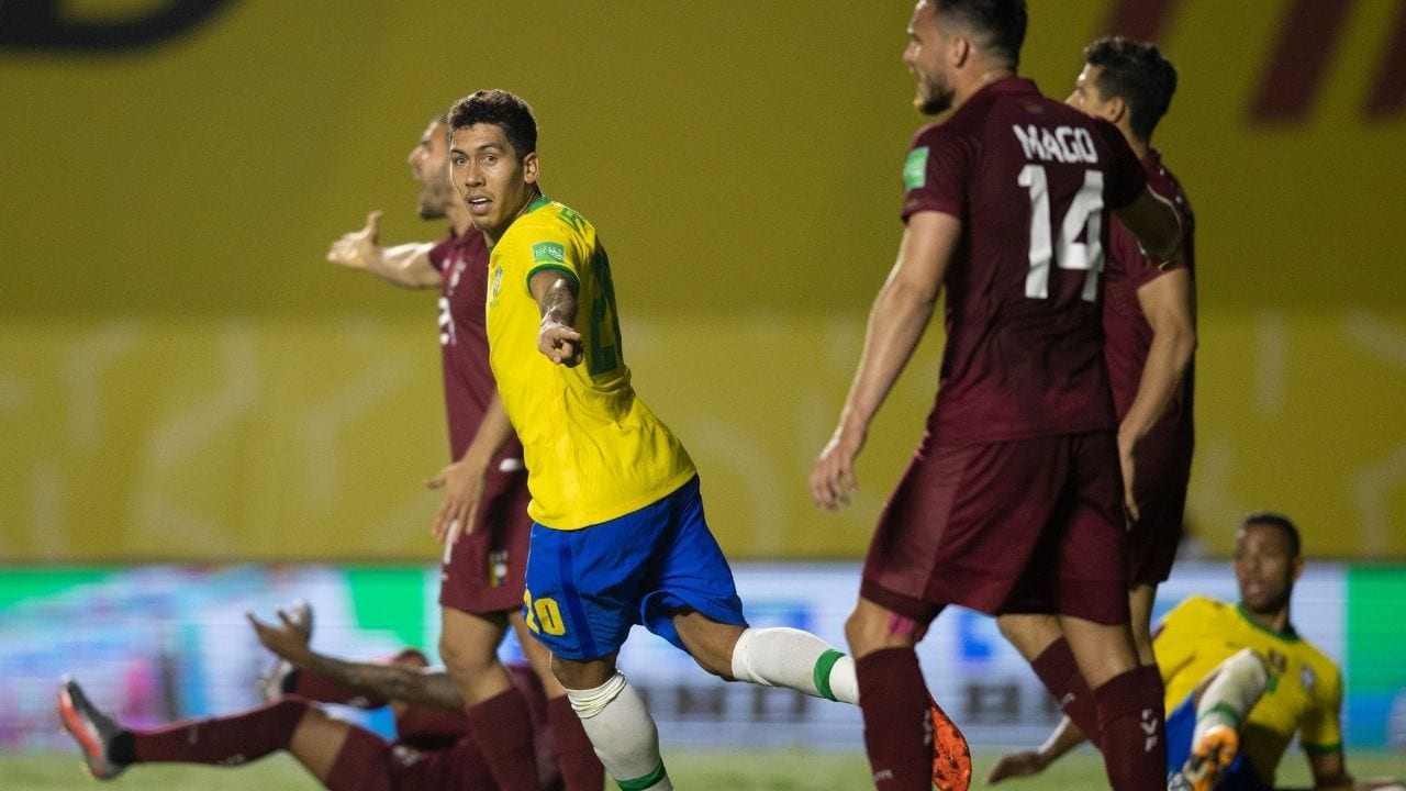 Brasil se impuso ante Venezuela y sigue con su marca perfecta en las eliminatorias