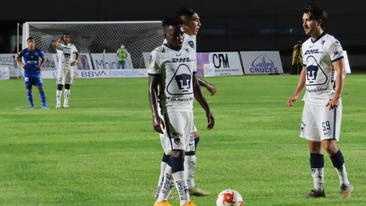 Hondureño Carlos Mejía anotó en triunfo de Pumas en la Liga Expansión Mx