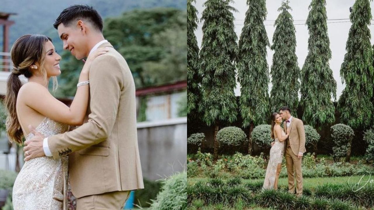 Mauricio Dubón contrajo matrimonio con su novia en San Pedro Sula
