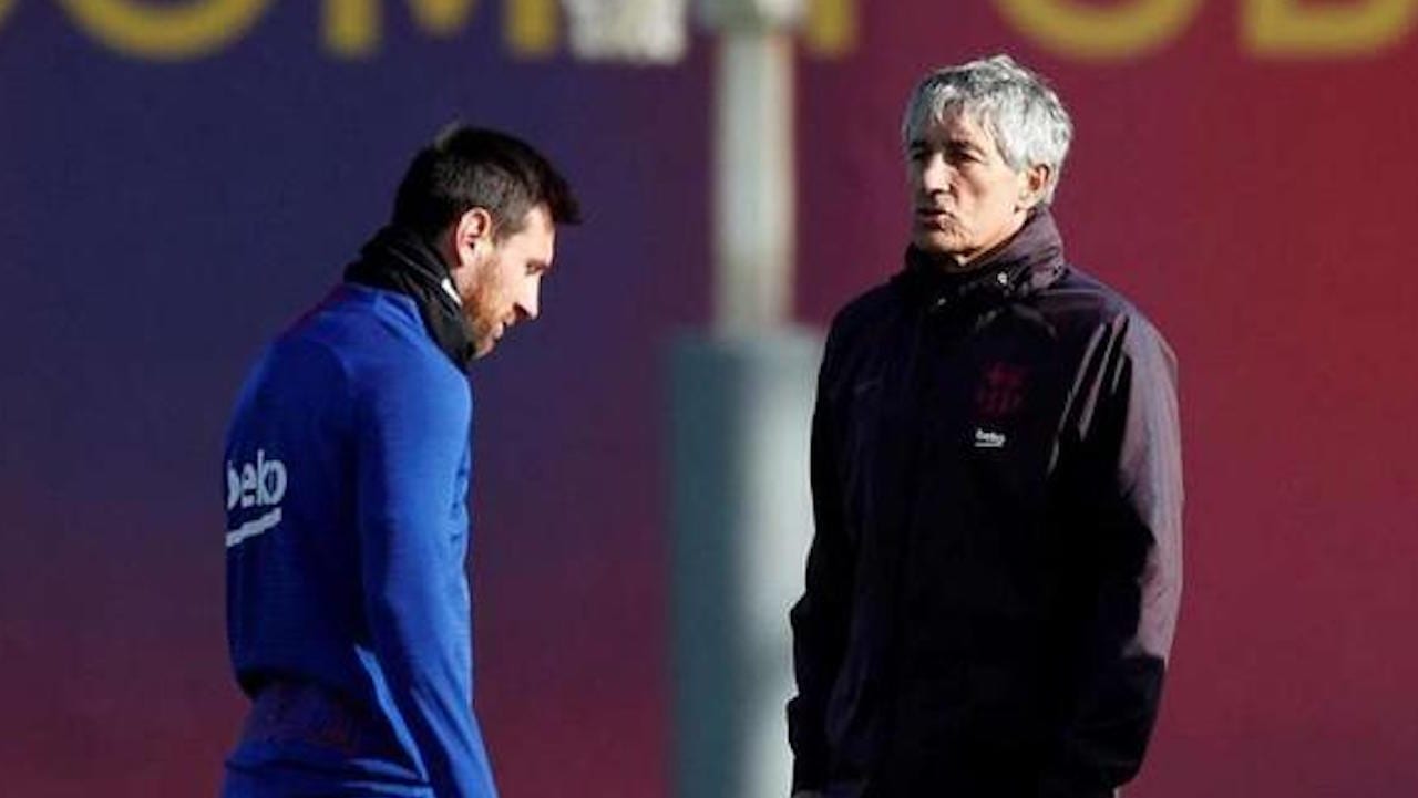 Quique Setién rompió el silencio tras su despido del Barcelona y lanza fuerte declaraciones contra Lionel Messi