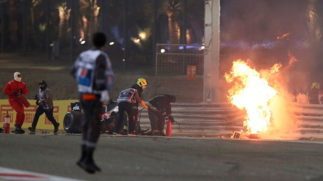 Video: ¡Vivo de milagro! Piloto francés de la F1 agradece al Halo de su monoplaza al que criticó cuando lo impusieron