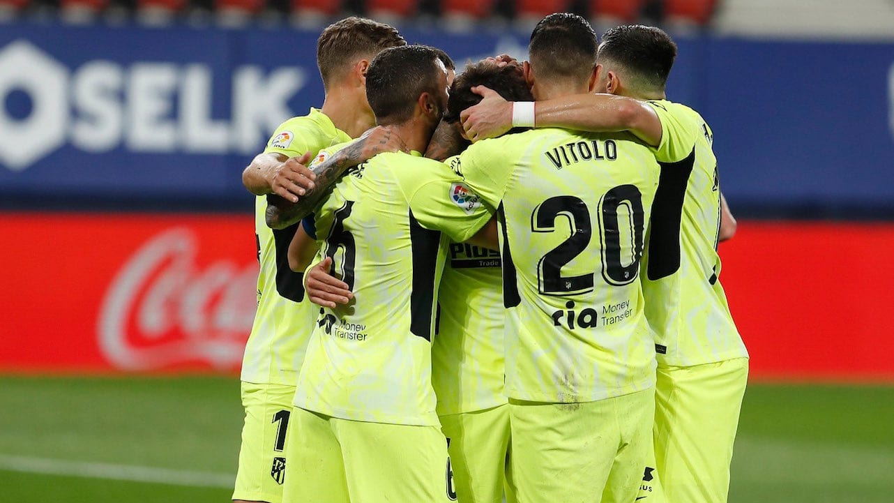 El Atlético de Madrid, con la mejor racha actual sin perder de todas las ligas europeas