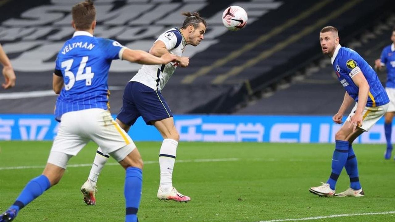 Bale anota el gol del triunfo del Tottenham y ahora son los sublíderes en la Premier League