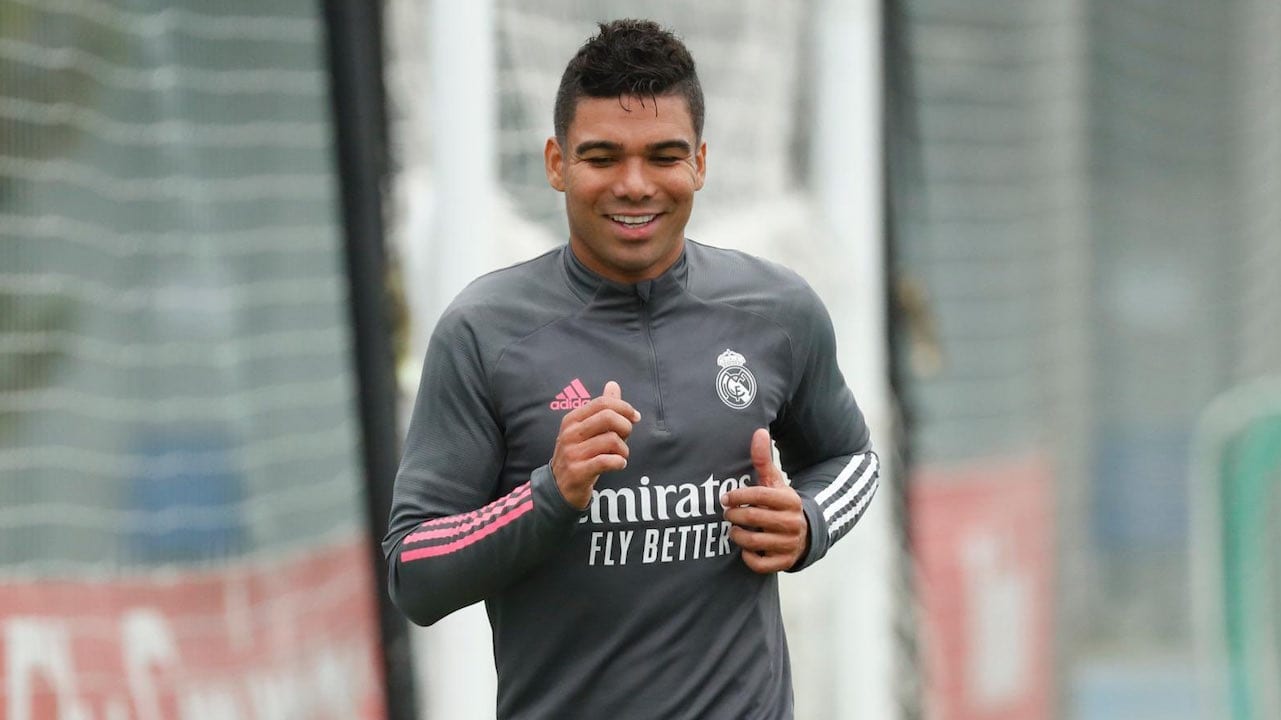 Casemiro ya se entrena tras superar el coronavirus