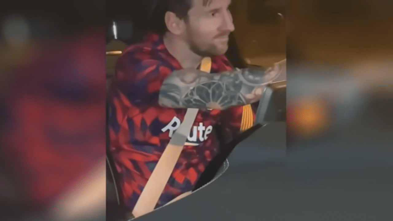 El amoroso piropo de un aficionado que sacó una sonrisa a Leo Messi