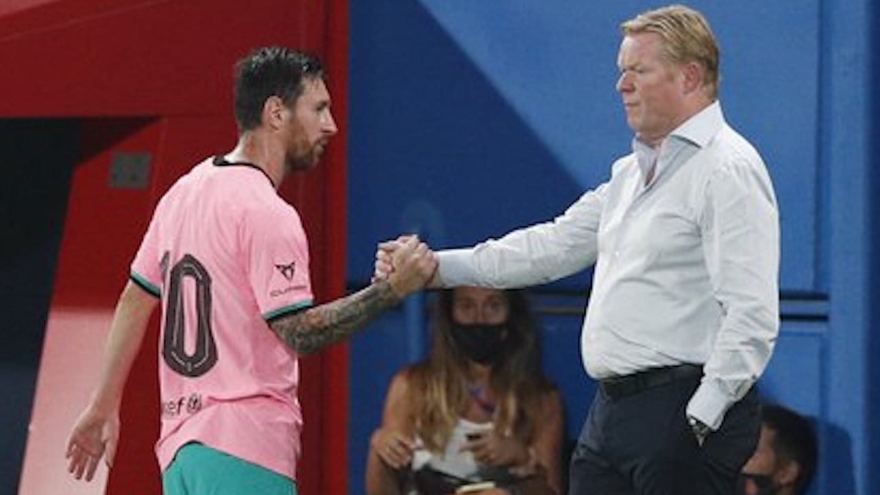 Ronald Koeman sobre el futuro de Messi: No lo veo fuera de Barcelona