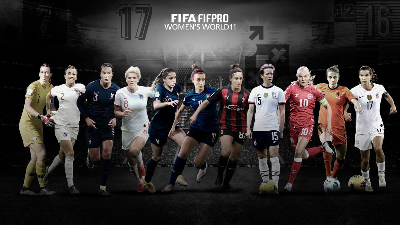 El once ideal del FIFPro femenino 2020