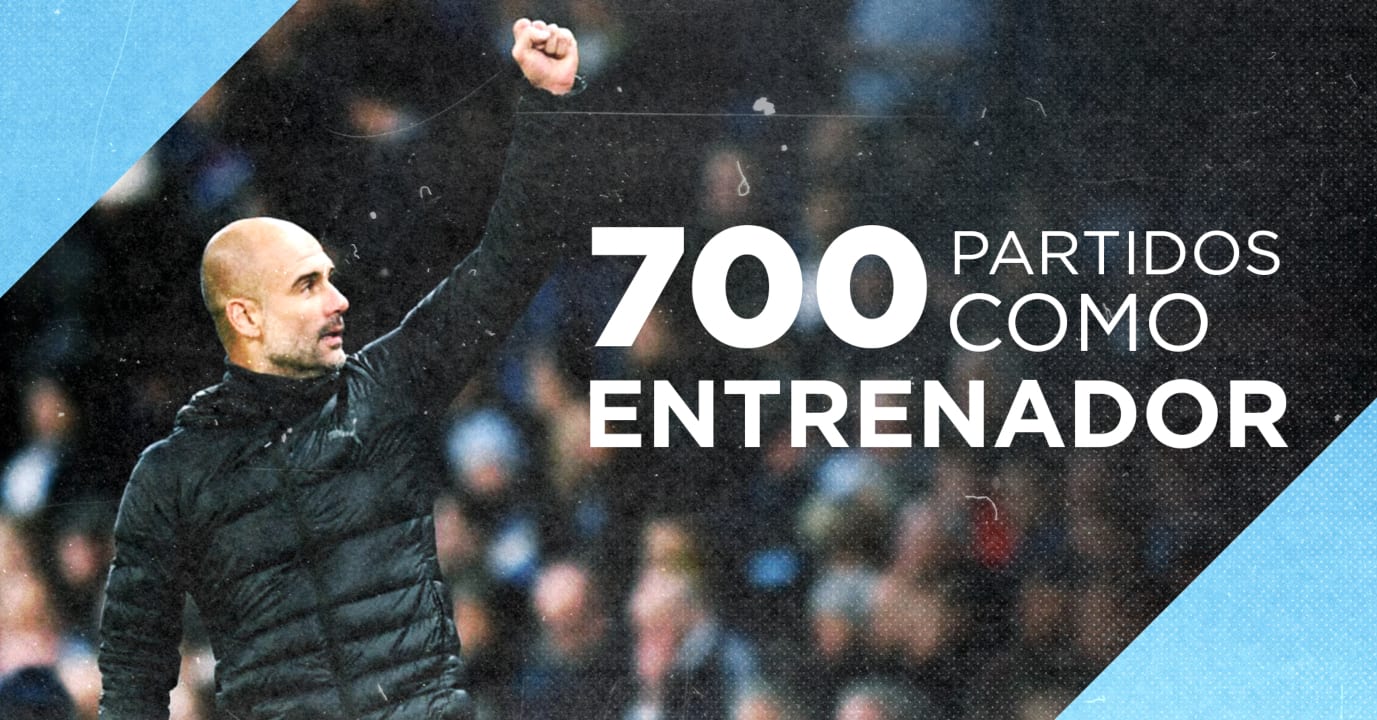 Los impresionantes números de Pep Guardiola en sus 700 partidos como director técnico