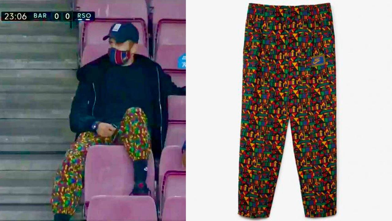 Los pantalones de Gerard Piqué se convierten en tendencia en las redes sociales