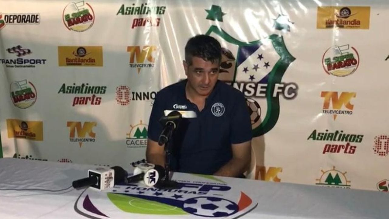 Diego Vazquez admite que Motagua pudo hacer más goles ante Platense