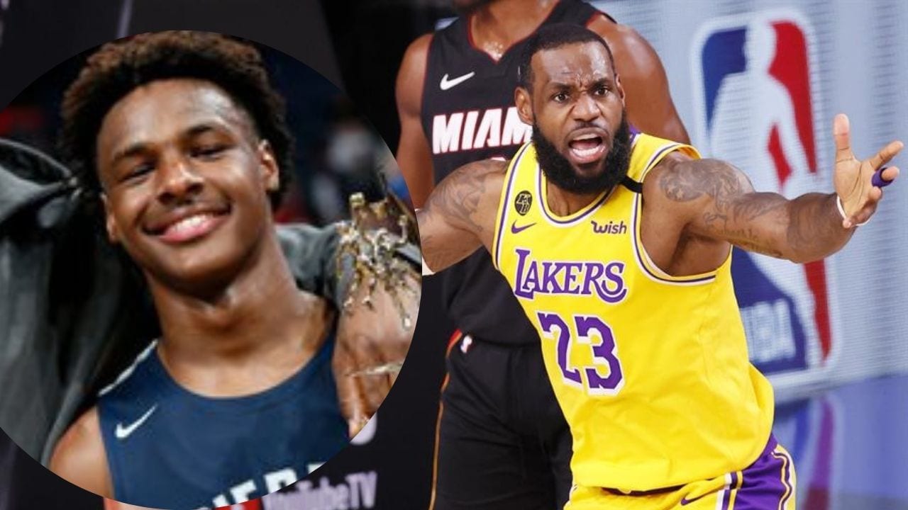 LeBron James no ve nula la posibilidad de jugar con su hijo en la NBA