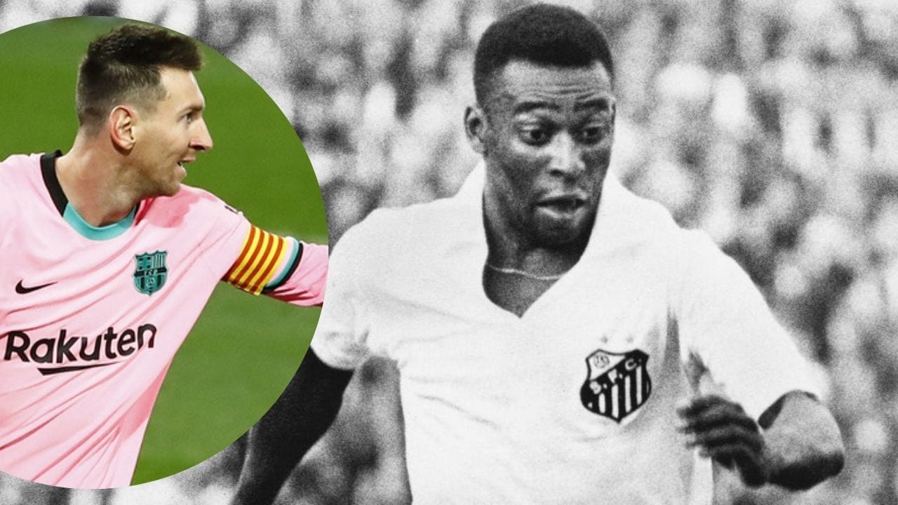 Santos niega que Messi haya superado el récord de goles de Pelé y expone argumentos