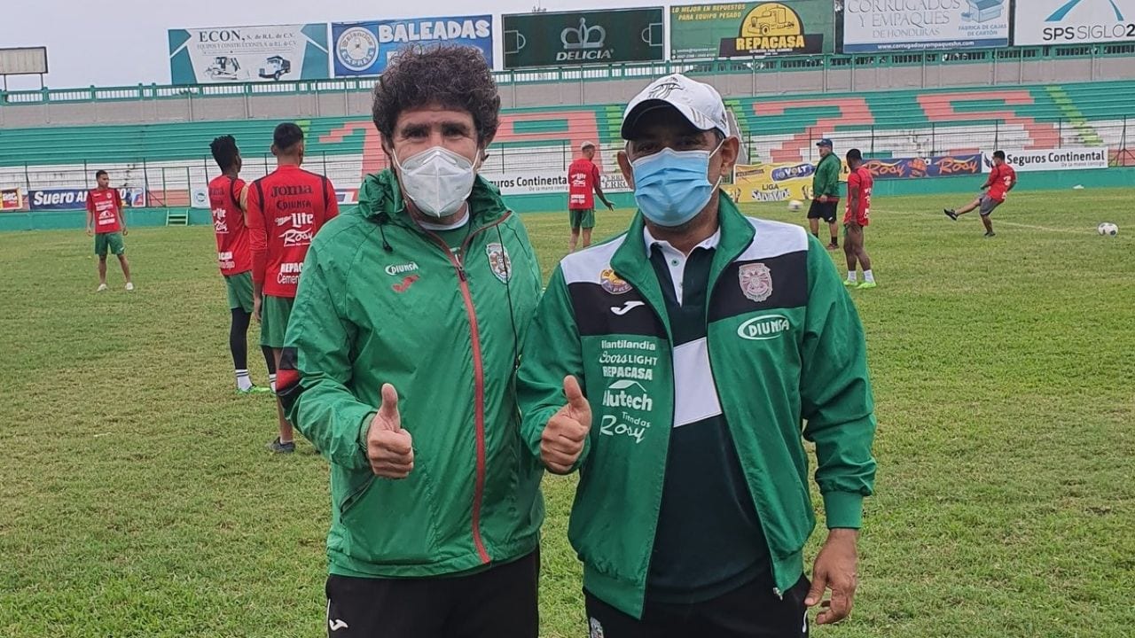 Rolin Peña y directiva del Marathón agradece el gesto de la dirigencia del Olimpia